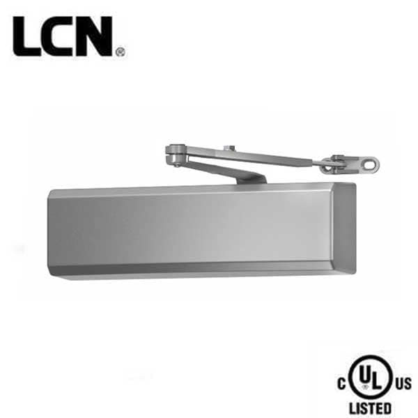 4050 Series Surface Mounted Closers, Regular Arm w/62PA Shoe Door Closer, Aluminum paainted - all we